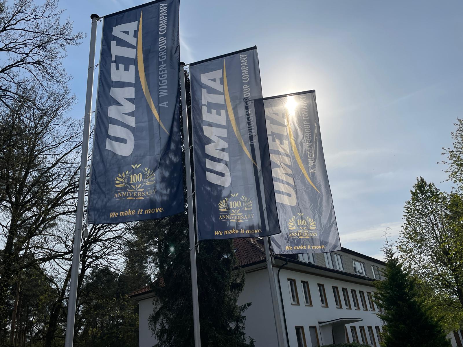 100 Jahre UMETA Jubiläumslogo